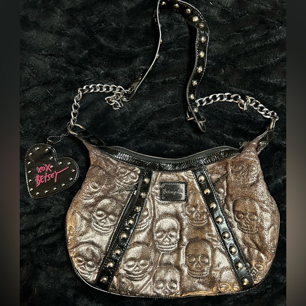 Betsey Johnson Skull purse